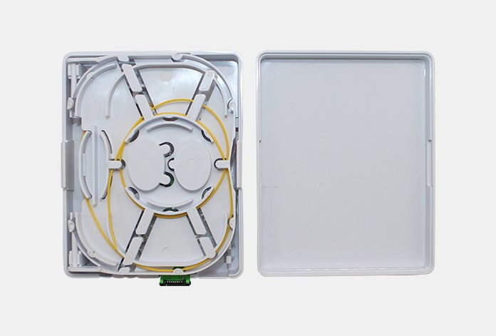 700 1 1 Core Fiber Wall Outlet Box / Fiber Termination Box For FTTH Networks