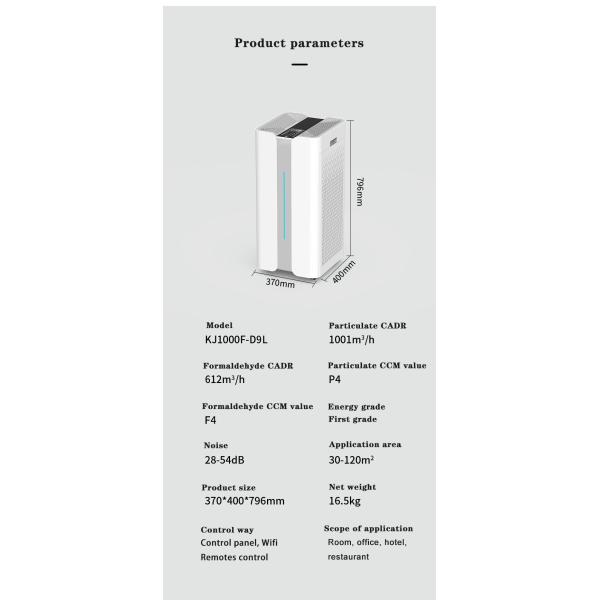 HOMEFISH Hepa Filter Commercial Air Purifier For Office Space OEM ODM