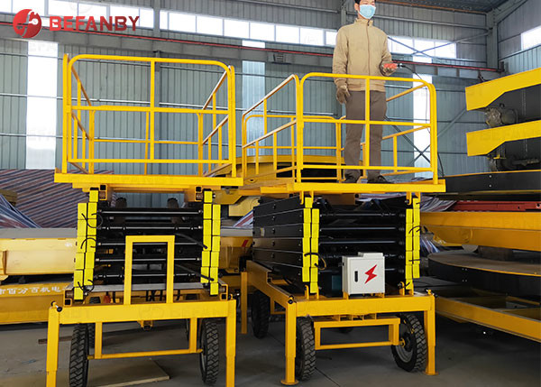 Fold Arm Lift Hydraulic High Altitude Equipment