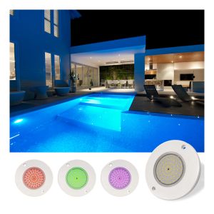 China Underwater Led Swimming Pool Lights Ip68 Waterproof Rgb Wifi Remote Control ABS PC Material ​Ultra Thin Type on sale