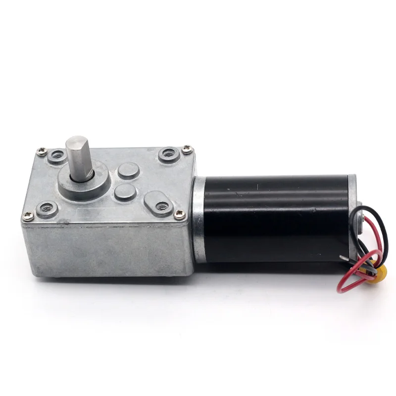 ASLONG A5840-31ZY WORM GEAR REDUCTION MOTOR FOR HIGH TORQUE ROBOTS 12/24V 10-470RPM 58MM WITH 31ZY SELF-LOCKING REDUCTIO