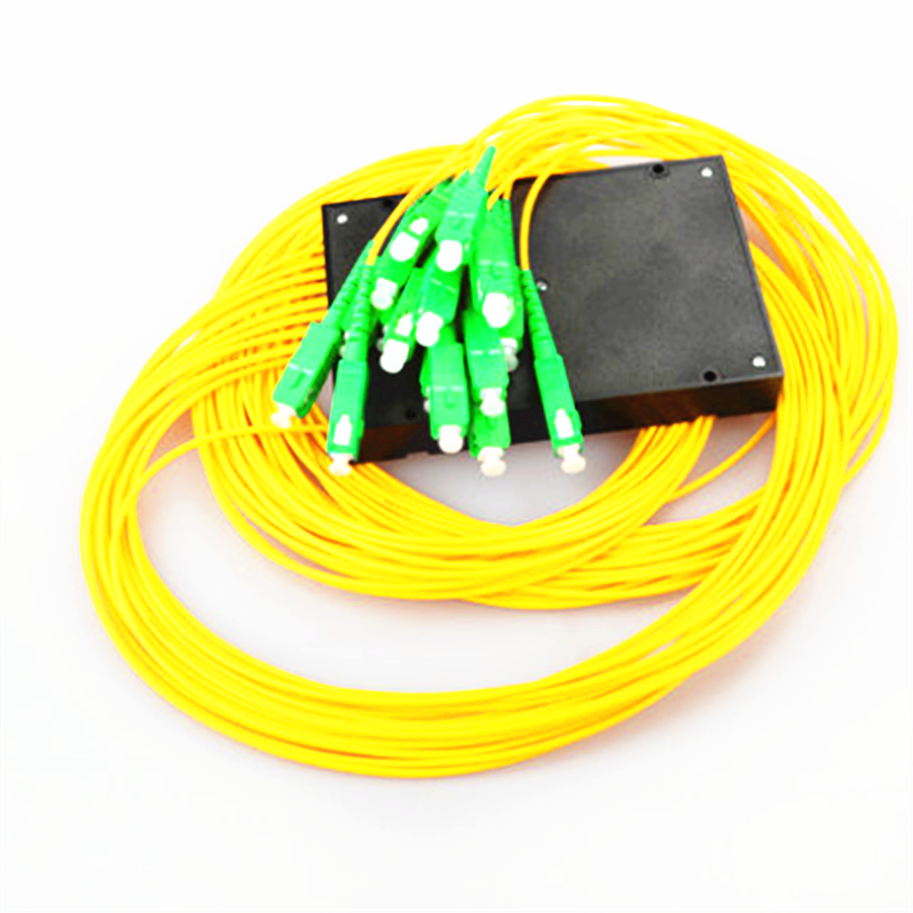 Cassette fiber optic connector SC/APC UPC1 16 2 4 8 fiber optic module splitter 1 x 16 PLC splitter