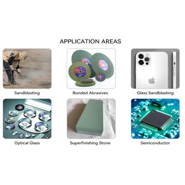 Sic Grit Factory Price of High Purity Green Silicon Carbide Grit 80 for Blasting