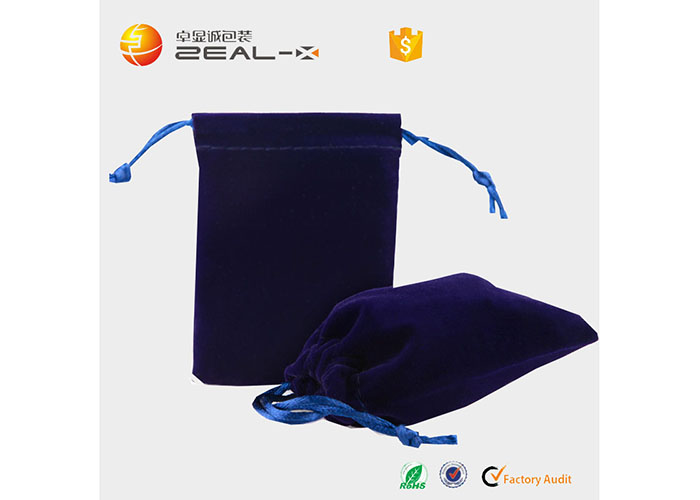 Delicate Necklace Packaging Velvet Drawstring Bags Jewelry Protection Popular