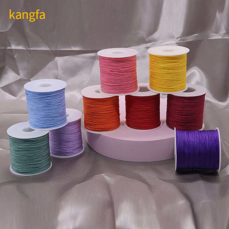 Jewelry Findings Type Cord 0.8mm Nylon Cord Thread for Vibrant Customized Bracelet