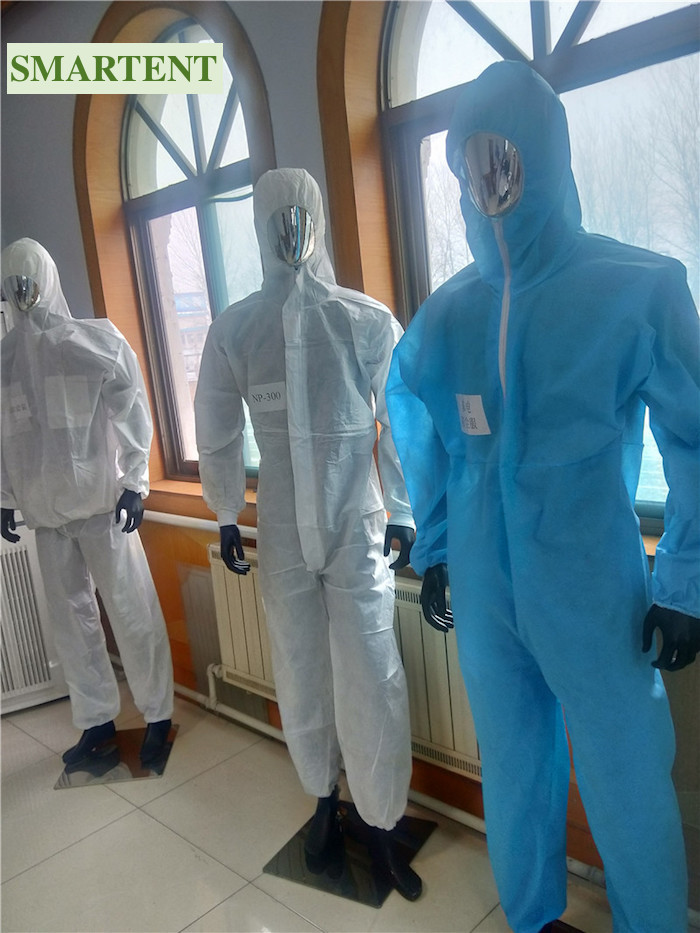Bonded Fabric One Size Fit Full Body Disposable Coveralls