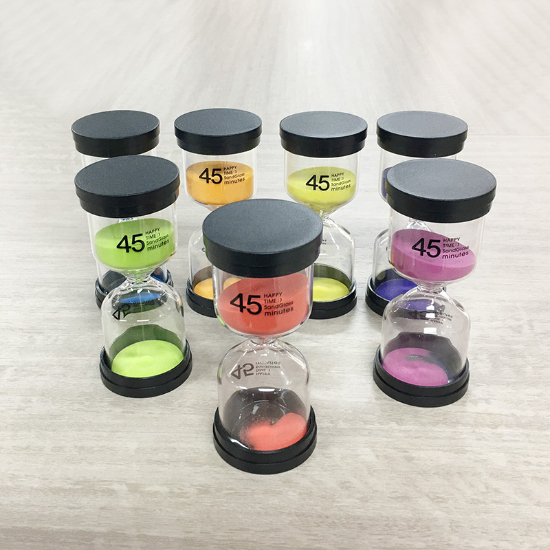 Decorative 60 Min Sand Timer , Customized Hourglass Contemporary Style