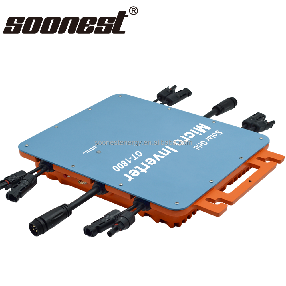 Ready Stock 1800 Watt Solar Micro Inverter Wifi Communication Bdm 2000 Microinverter 1800W Balcony Solar Power System