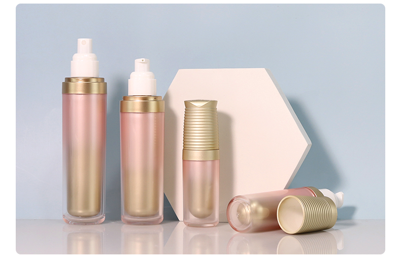 MS Skincare Acrylic Bottles 50g 100ml / 200ml Face Serum Bottle With Acceptable Customer ' S Logo