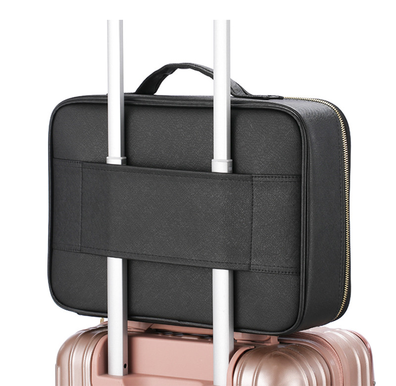 Multifunctional L38*D10*H27CM Makeup Bag Case With Handle