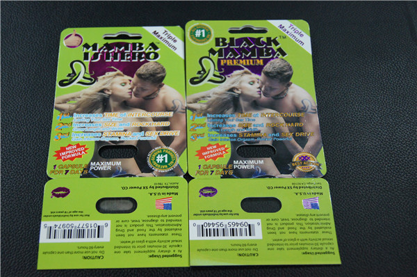 Custom rhino male enhancement pill packaging boxes blister 3d cards paper box pink pussy cat poseidon rhino pill pack