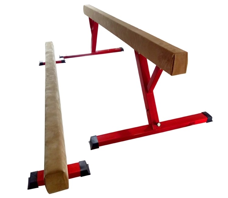 Inflatable Kids Gymnastics Beam / Training Balance Beam 80-120CM Height