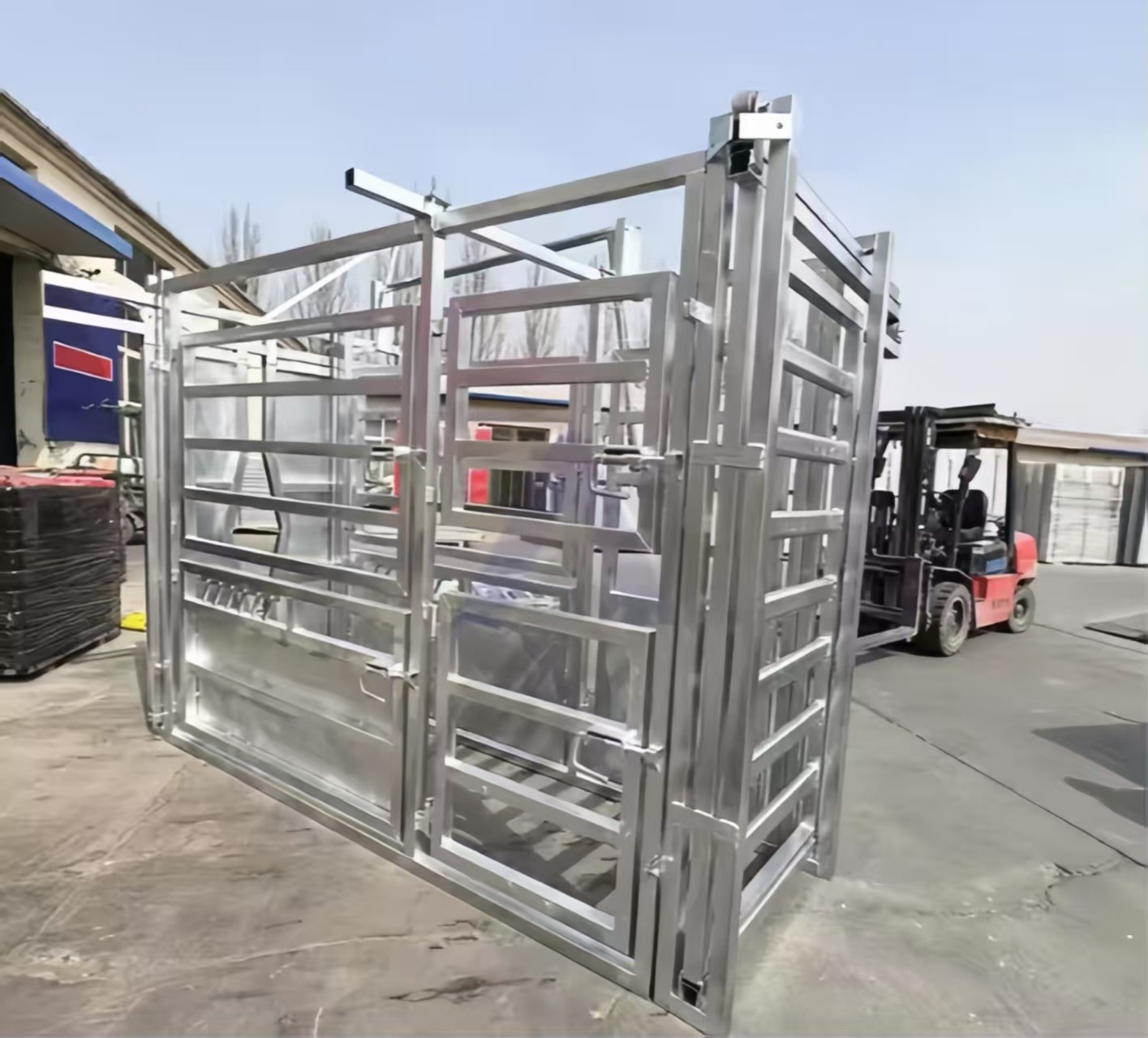 Livestock Shelter Dairy Farm Barn Custom Steel Structure Cow Shed For Live Cattle