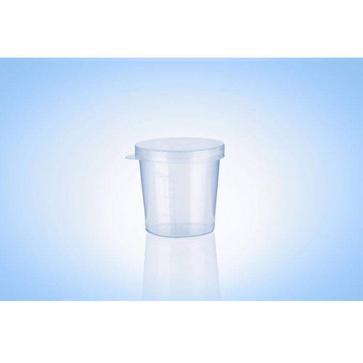 Sputum Specimen Container Medical Labs Plastic Disposable Sputum Container