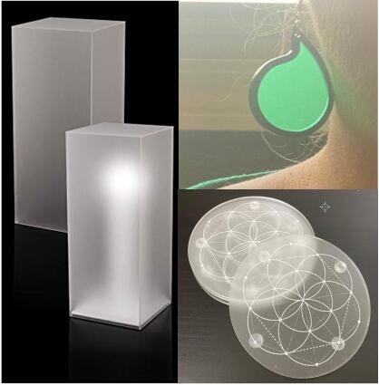 Two Sided 3mm Frosted Acrylic Sheets Cast 1.2g/Cm3 For Sign Board