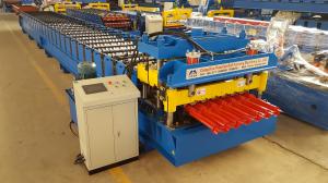 Buy cheap Automatic Glazed Tile Roll Forming Equipment 1250 Width Step Tile Making Machine product