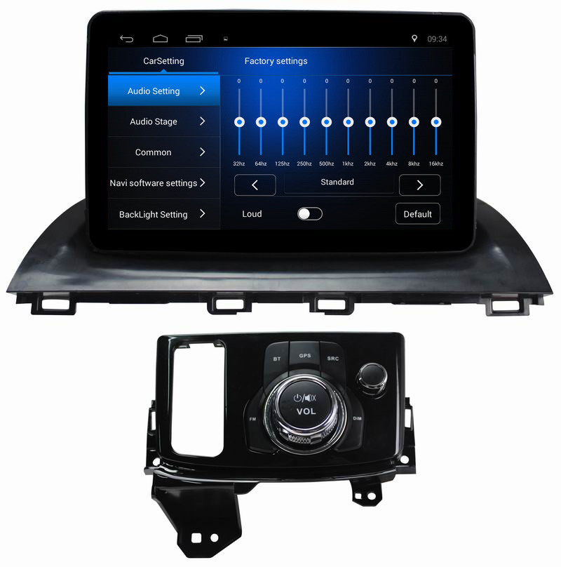 Ouchuangbo car radio stereo head unit android 8.1 for Mazda CX-4 with BT USB wifi SWC dual zone gps navi