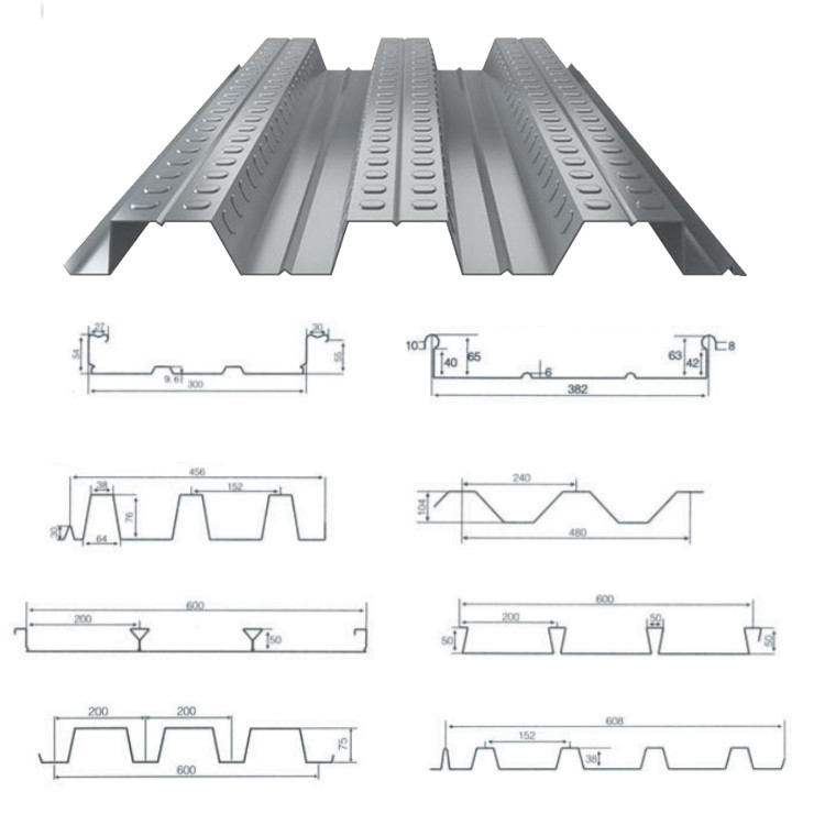 8-15m/Min Speed Floor Deck Roll Forming Machine With ±2mm Cutting Tolerance