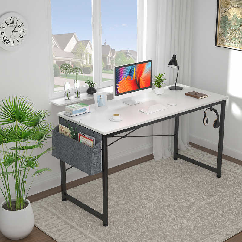 Modern Simple Style 47" W Office Laptop Table With Storage Bag 28.44lbs