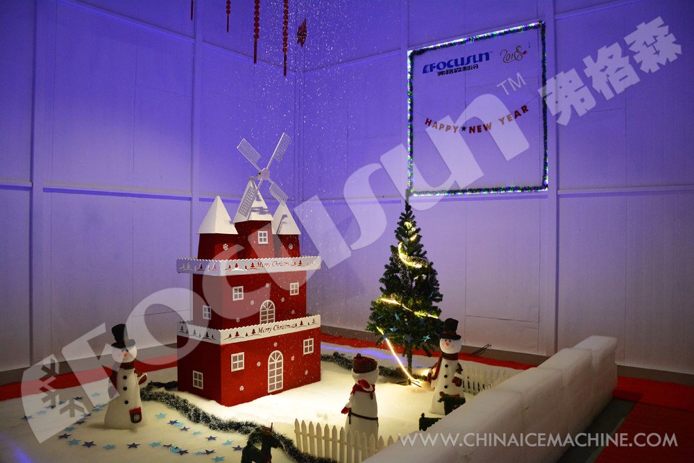 Commercial Snow Making Machine Best Indoor Snow Falling Maker with R404A Refrigerant