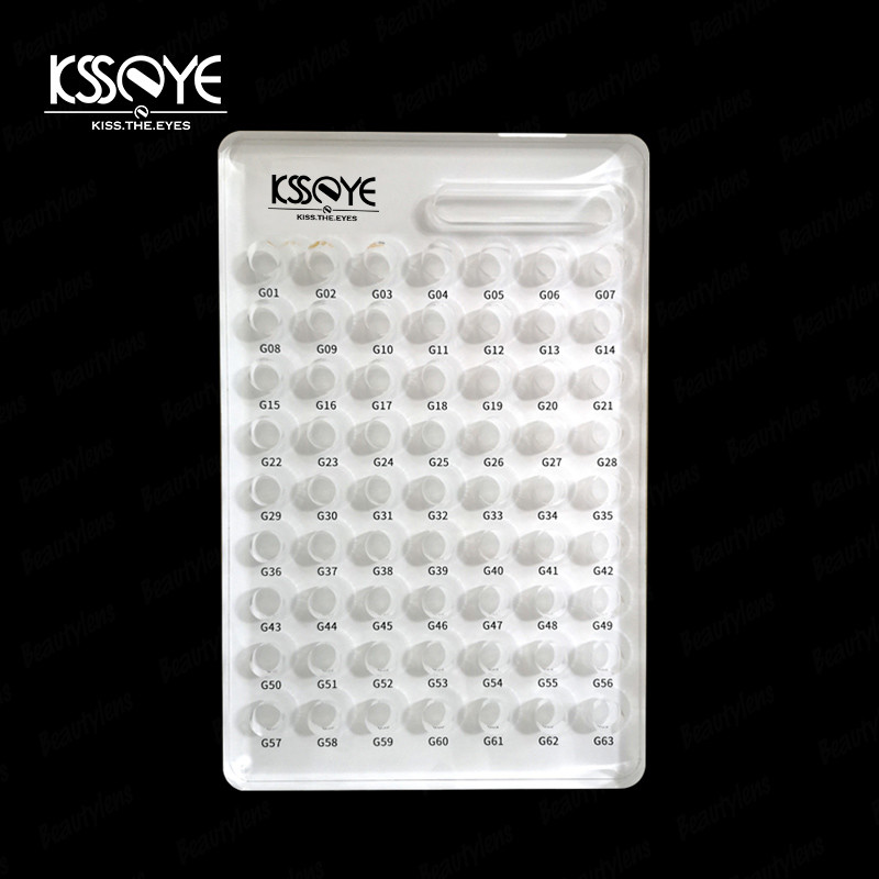 Clear Acrylic Daily Contact Lens Organizer Case Box For Optical Shop Display