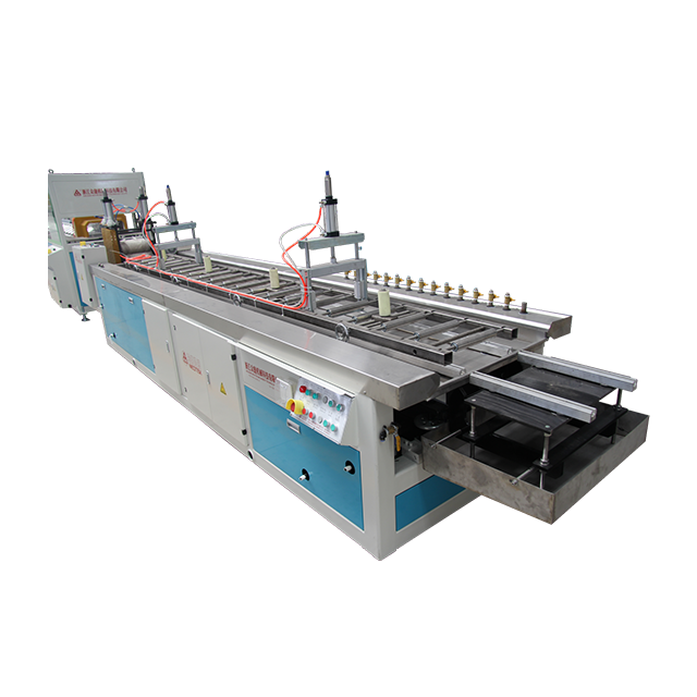 YF300 PP PE Base WPC Extrusion Line with Co-rotating Conical Twin-Screw and 36 rpm