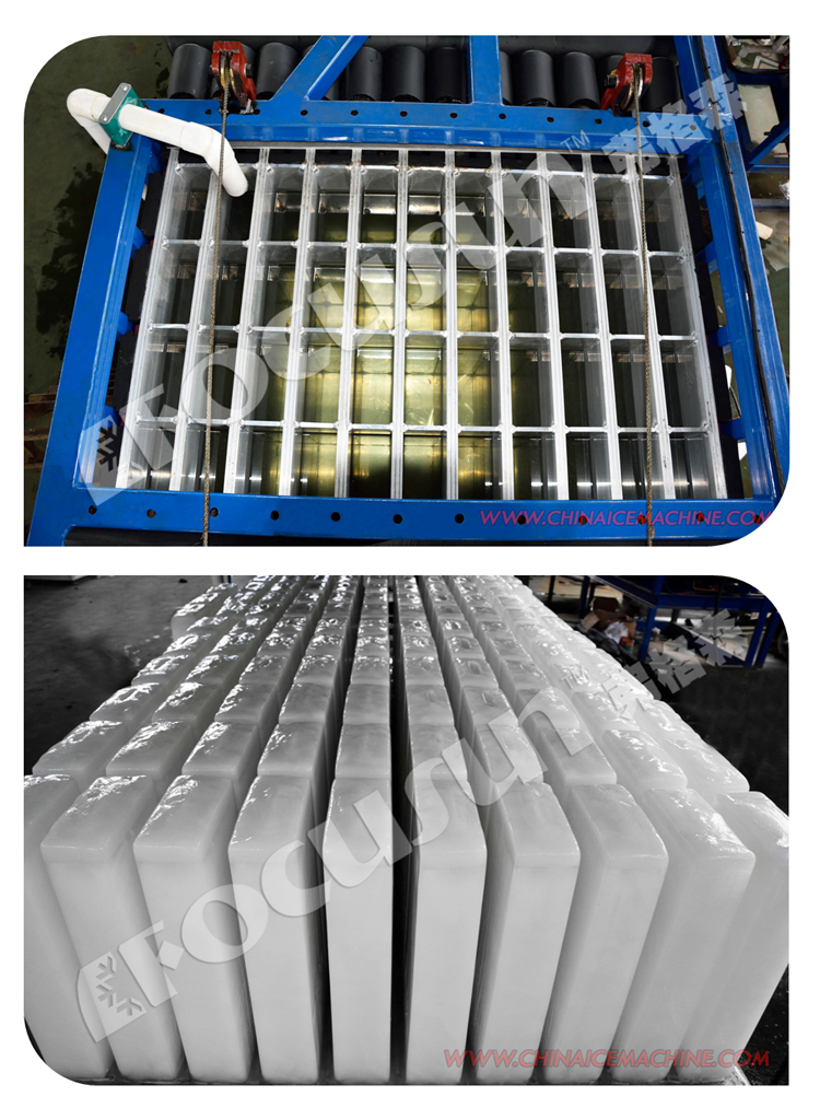 Industrial Block Ice Making Machine with 3150 KG Capacity and GEA/Bock Compressor
