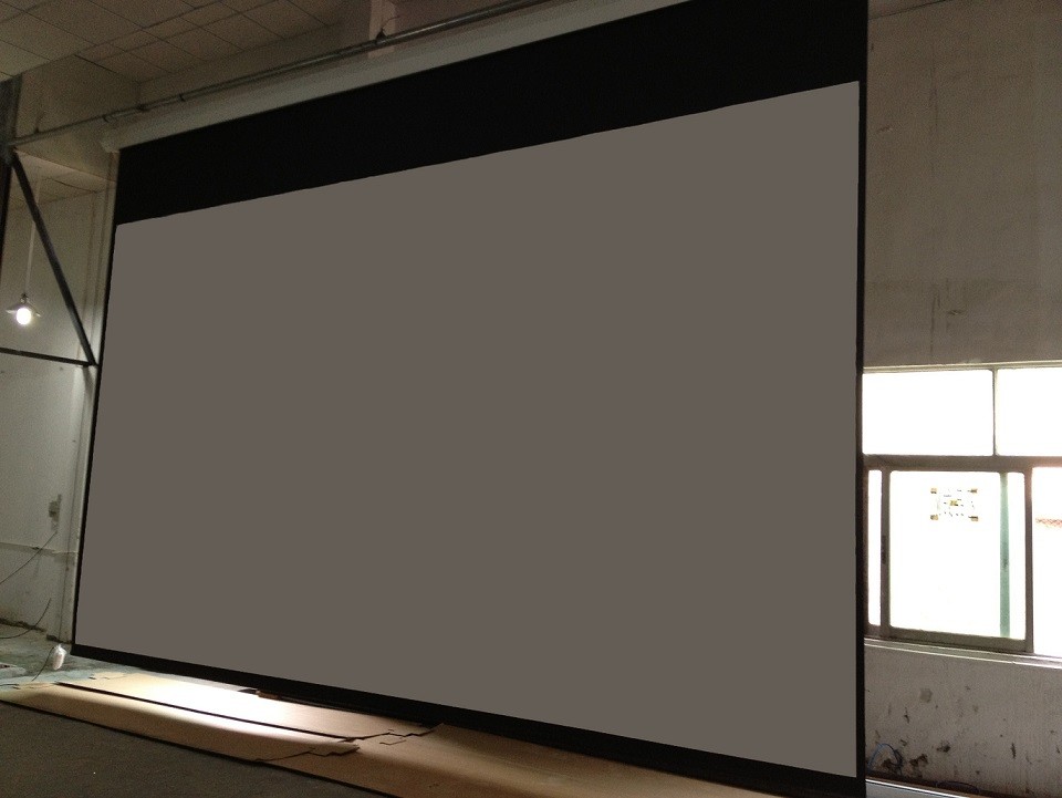 180 Large Cinema Stage Projection Screen With Fiberglass Matte , High Definition
