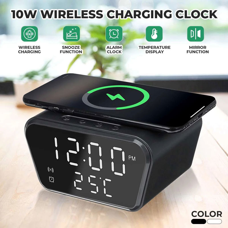 15W Alarm Clock Wireless Charger