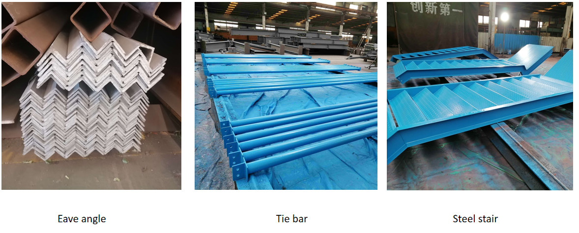 ISO Steel Structure Workshop EPS Panel Prefabricated Steel Structure H Shaped