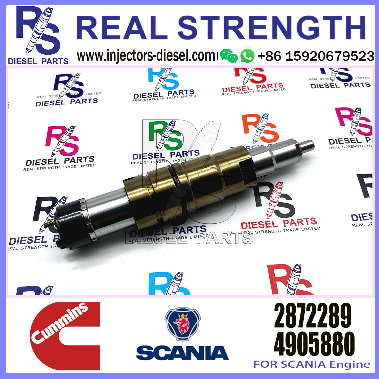 Common Rail Injector Diesel Fuel Engine Dc13 1933613 2057401 2058444 2419679 2029622 2030519 2086663