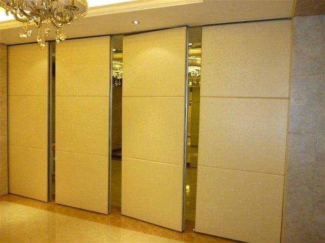 Solid MDF Fabric Foldable Partition Wall , 1230 mm Panel Width