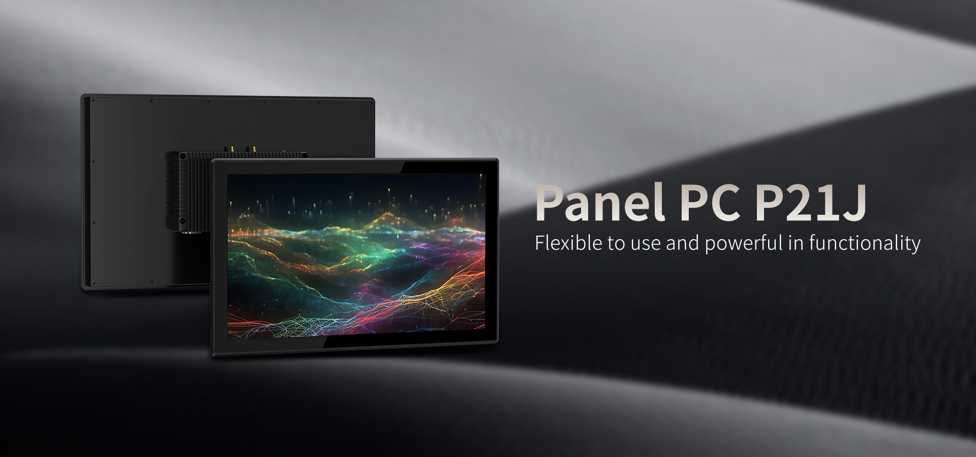 P21J 21.5 Inch Rugged Fanless Server Touch Screen Panel PC with Win10/11 and IP65 Rating