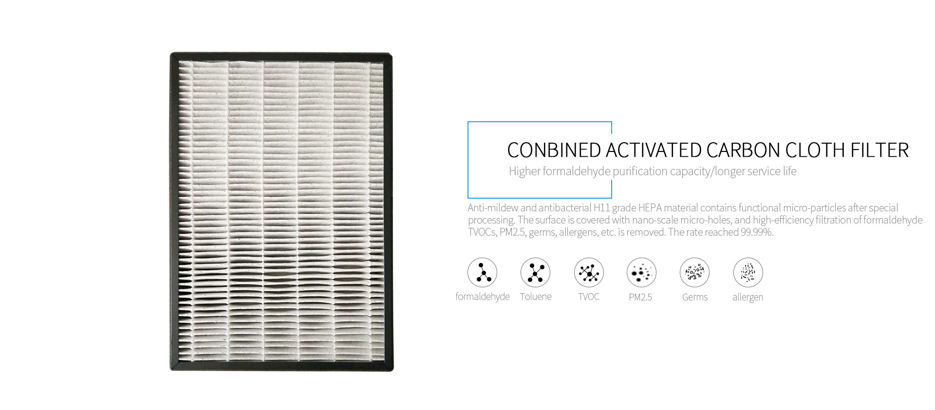 Whole Home Mini Air Purifier Sterilization And Virus' S Removal Air Humidifier Purifier