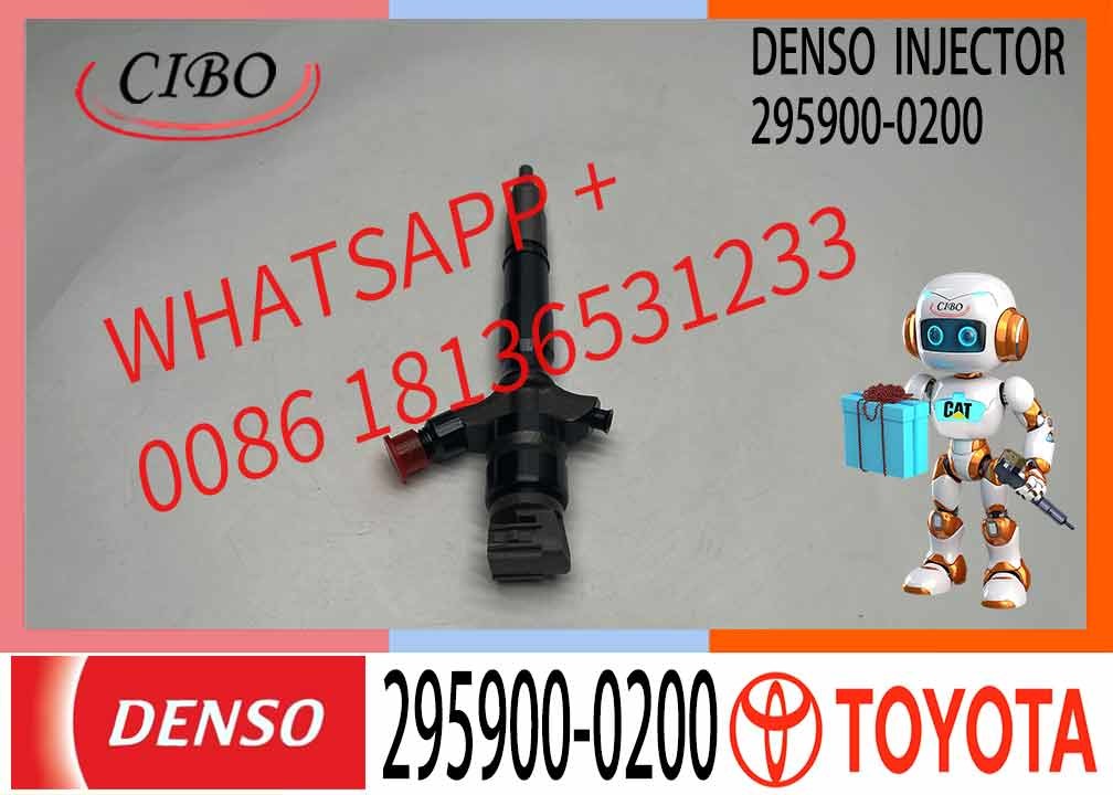 23670-30440 Piezo Injector Reconditioned 295900-0200 Commercial Vehicle Injector For 23670-30440 1KD-FTV Diesel Engine