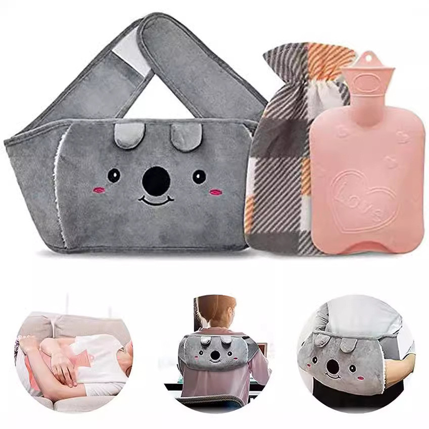 1.5L Hot Cold Water Bottle Bag U Shaped Reusable Hot And Cold Packs For Pain