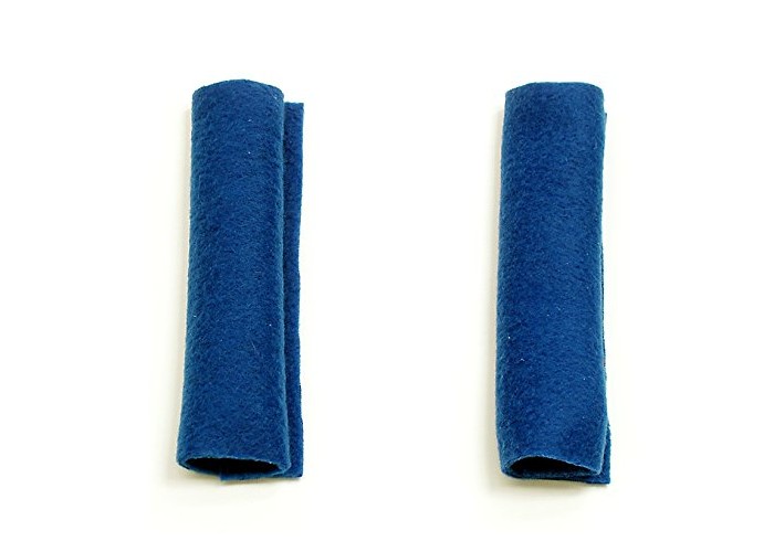 Blue Color Headgear Straps / Cpap Mask Straps Fleece Material Soft Comfortable