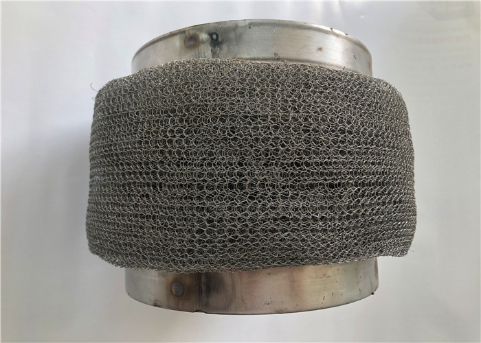 Wire Mesh Demister Pad For Chemical Liquid Gas Separation 168 Kg/m3
