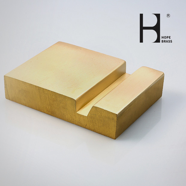 C3850 8ft Copper T Y U Shapes Sections Customised Brass Profiles Brass Extruding Profiles Customized Shape ODM OEM