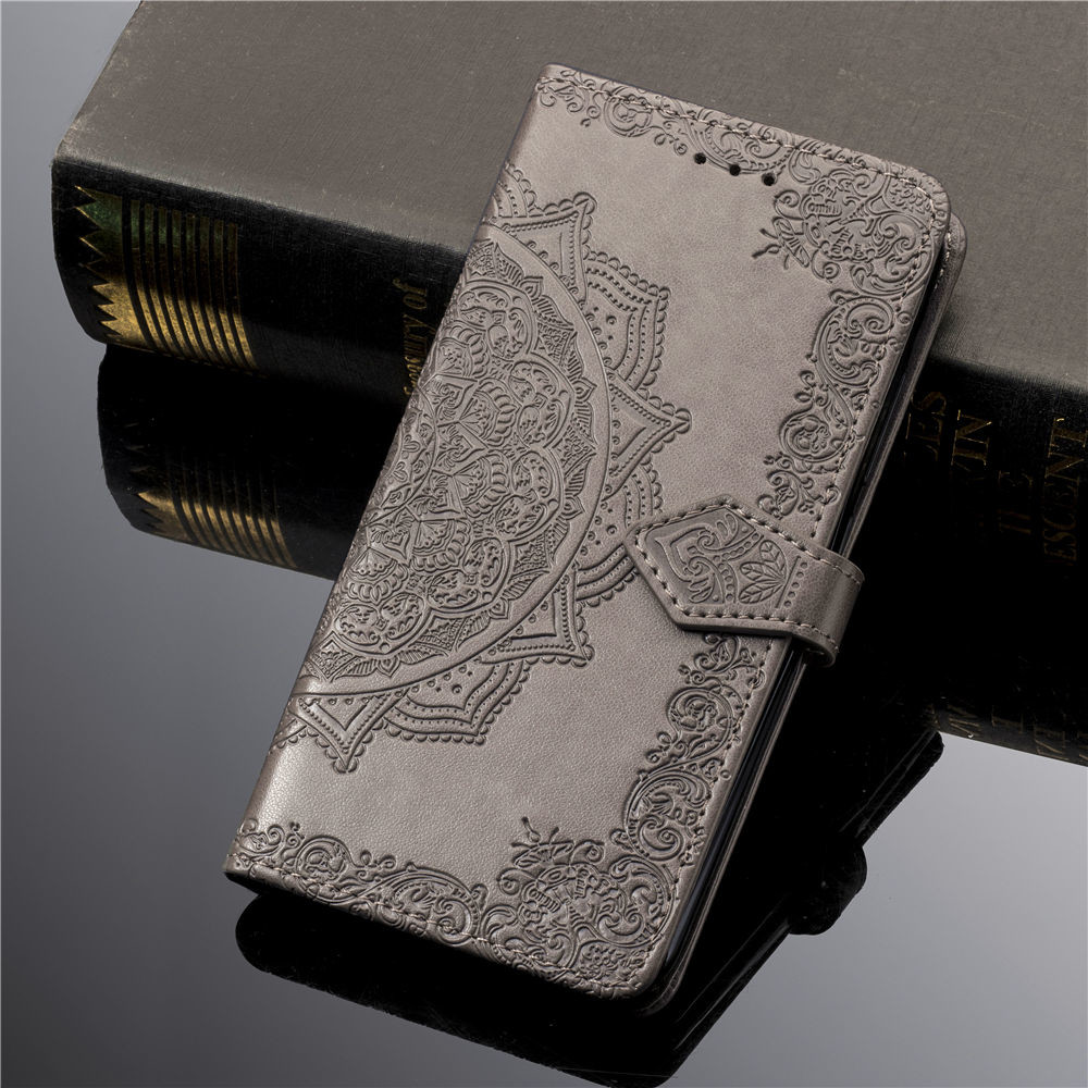 Multi Color Embossed Mandala Phone Flip Case For IphoneXS Max IphoneXR IphoneXS IphoneX Iphone8 Iphone8 Plus Iphone7