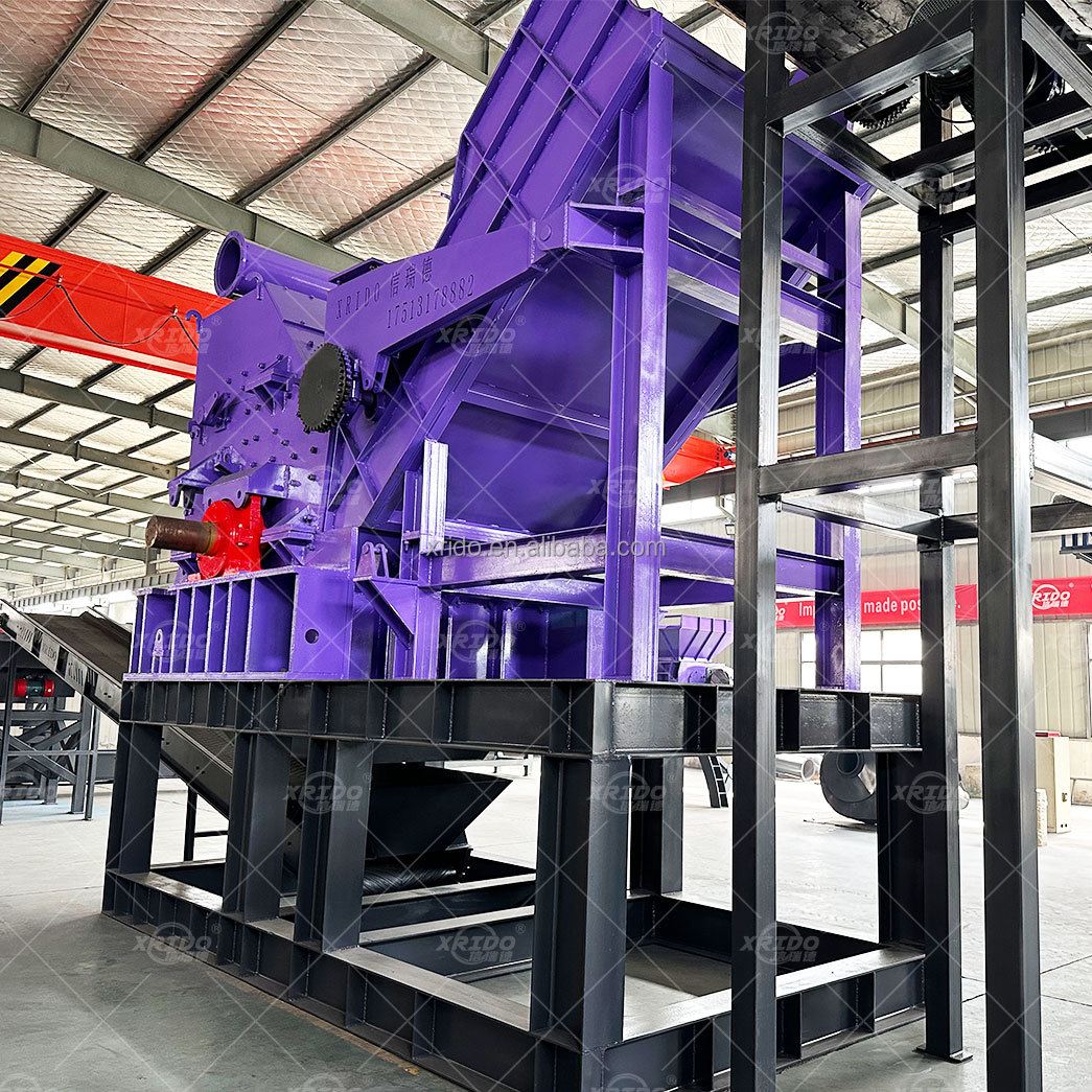 Multifunctional Waste Paint Bucket Shredder Scrap Steel Engine Shredder Machine