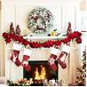 Buy cheap Christmas Stockings Set, 4 Pcs Large Christmas Stocking Soft Classic Red White from wholesalers