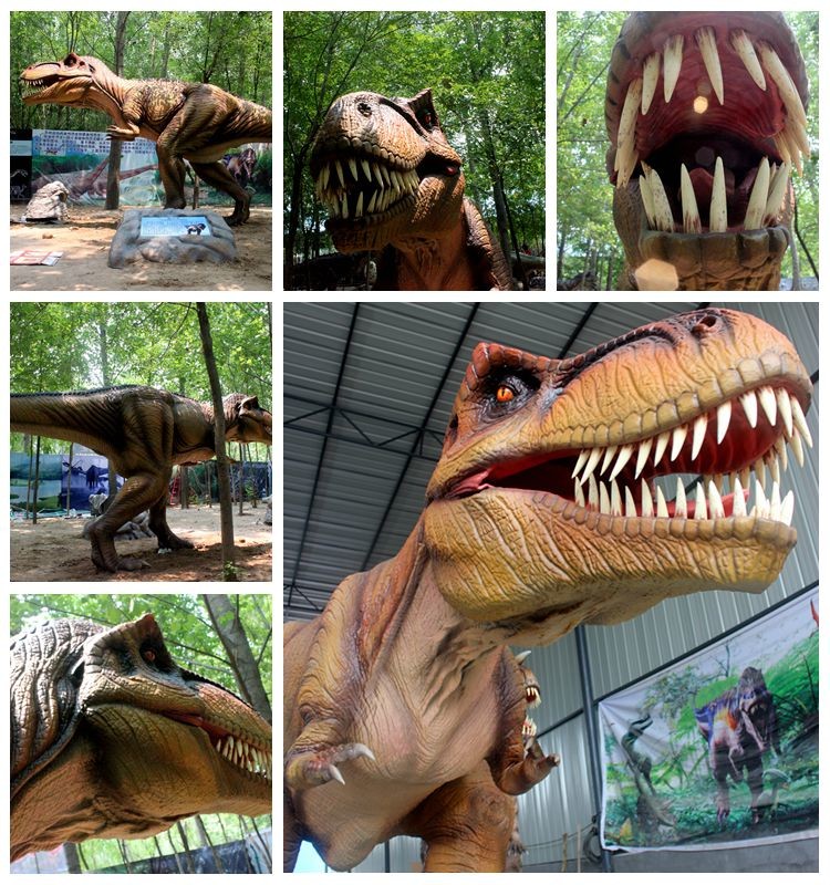 Neutral Silicone Realistic Animatronic Dinosaur Relative Interactive Animatronic Dinosaur