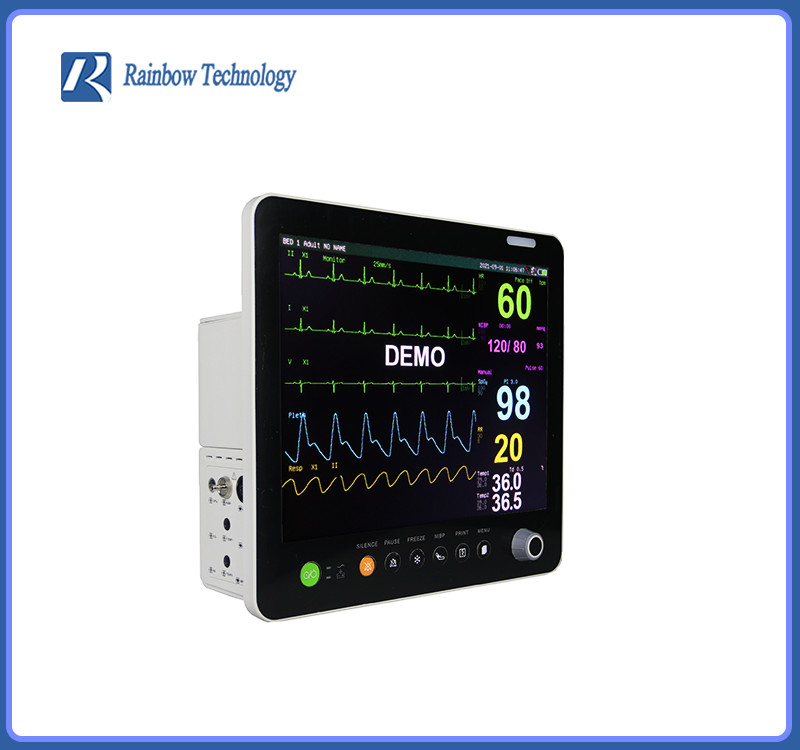 ISO13485 patient Multi Para Monitor 15 Inch Large Screen High Capacity