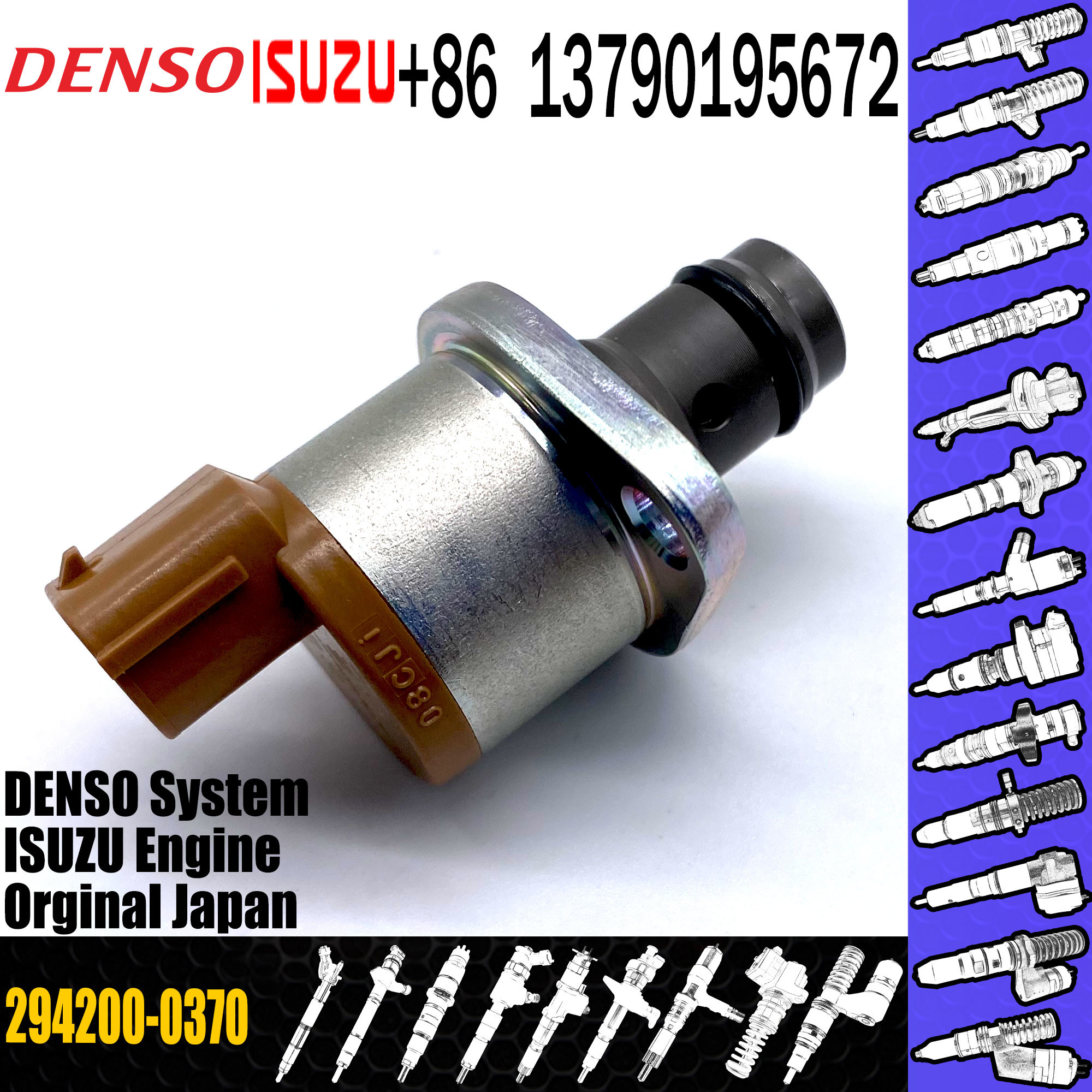 294200-0370 Diesel Car Injector Suction Control Valve For Isuzu