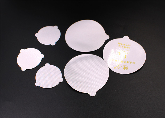 Composited Laminated Aluminium Foil Lid 1.3mm Induction Bottle Foaming Cap Seal
