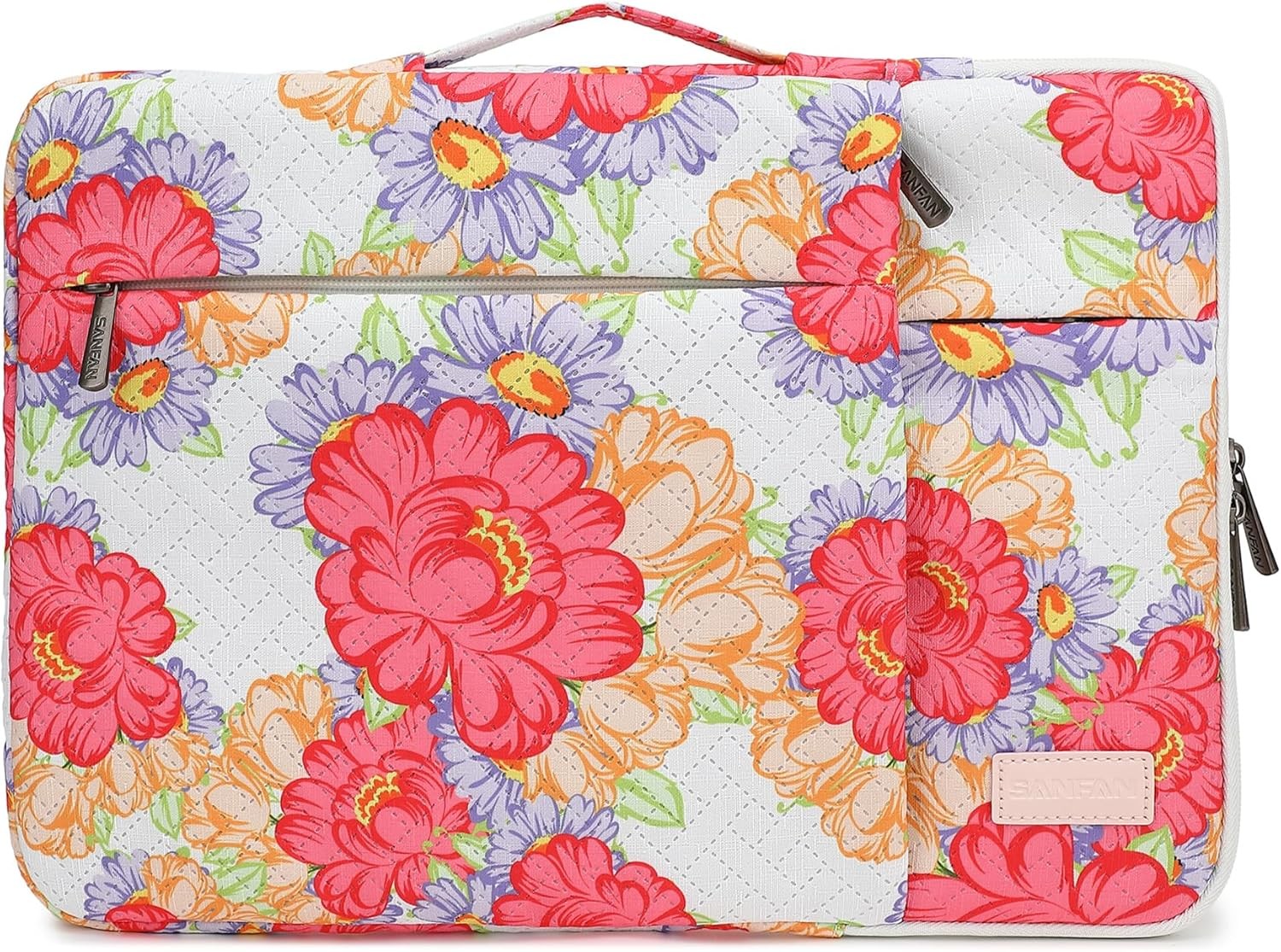 Protective Laptop Sleeve Case Bag,Laptop Cover with Handle and Luggage Strap for iPad 12.9 inch,MacBook Pro Air 13"