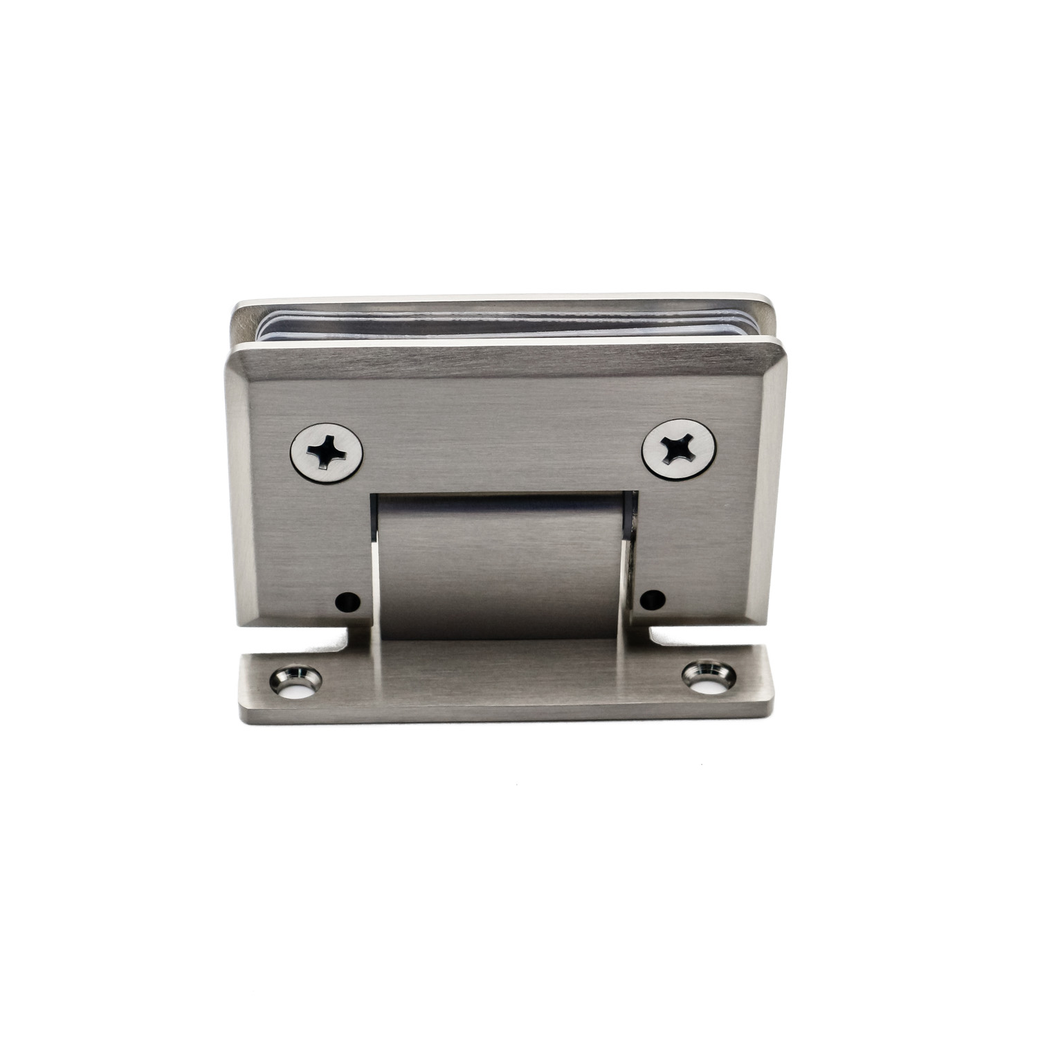 180 Degree Glass Hinge Durable Stainless Steel and Zinc Alloy for Bathroom Accessories