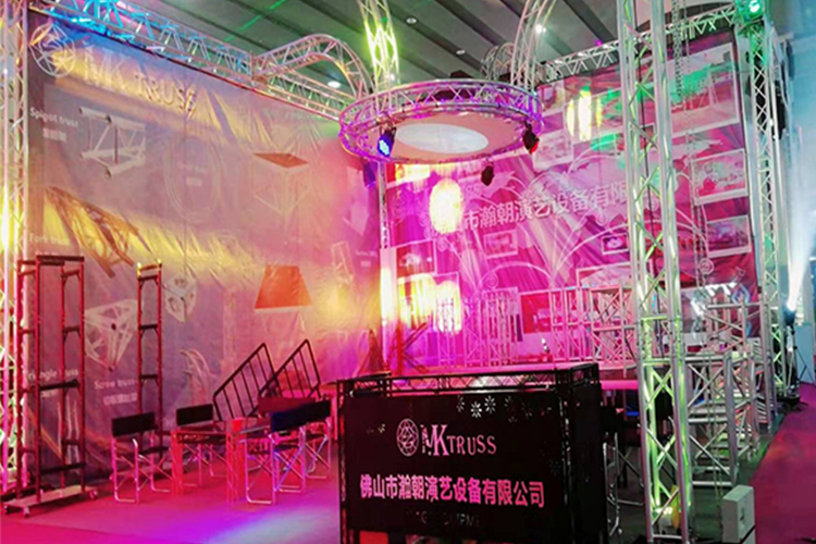 Light Weight Aluminum Mobile Mini Trusses Stand Pipe And Drape for Exhibition Partner