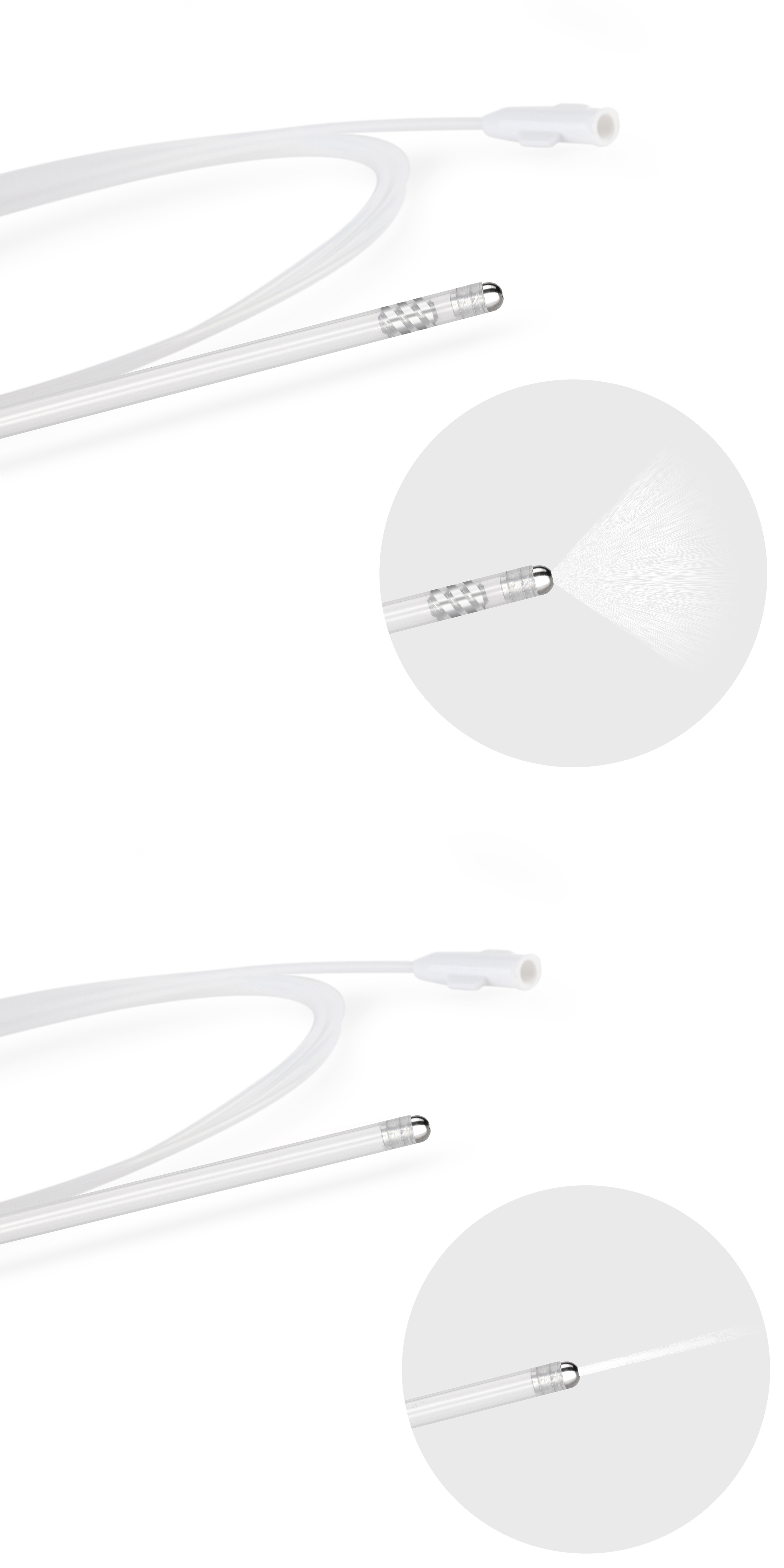 Disposable Endoscopic Spray Catheter CE Medical Endoscopy Accessory